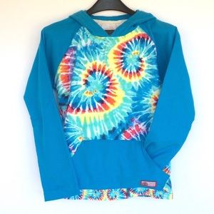Multicolor Tie Dye Flüdie (Flannel Monster)